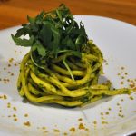 Trafilati con rucola e polline